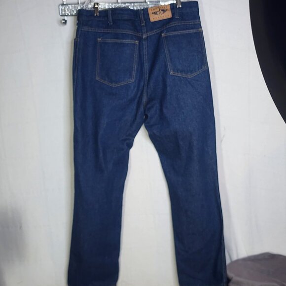 American Weekend Brand Medium Wash Straight Leg Cotton Denim Jeans Size 40x30 - Picture 10 of 16